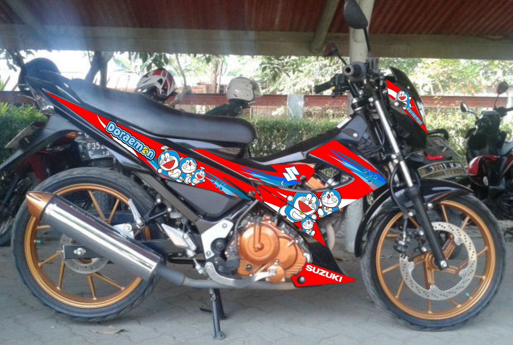 Striping Satria Fu Feclift Doraemon Lazada Indonesia