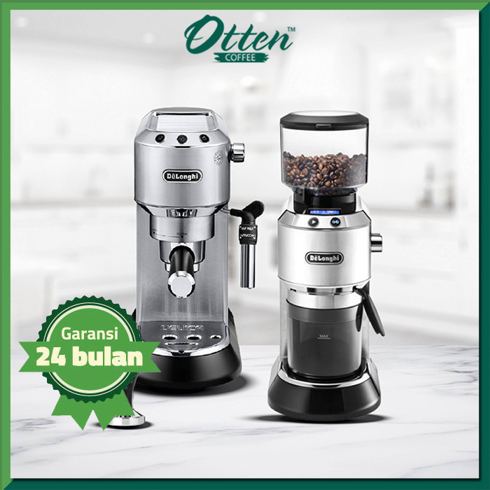 DeLonghi Espresso Coffee Machine Dedica Style EC 685.M + Tamper Solid