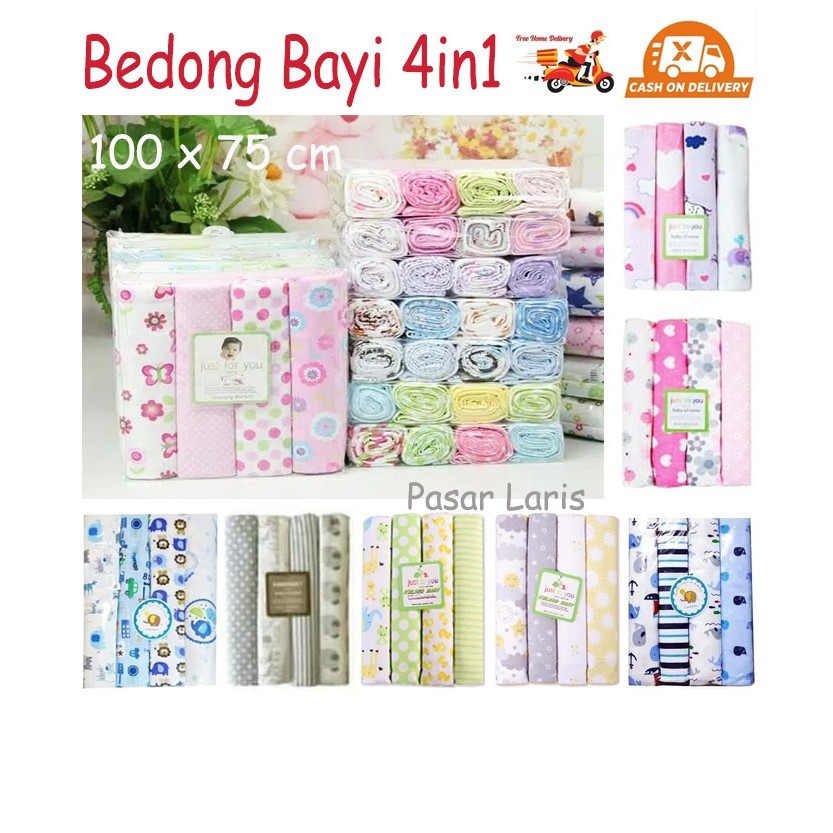 Bedong Carter Bedong Bayi 4in1 Selimut Kain Bedong Bayi Halus Alas Kain Bayi Lembut Lazada Indonesia