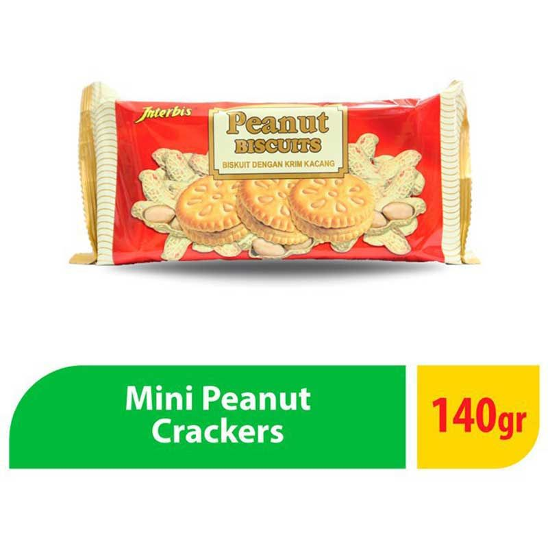 Interbis Peanut Crackers 140g Lazada Indonesia