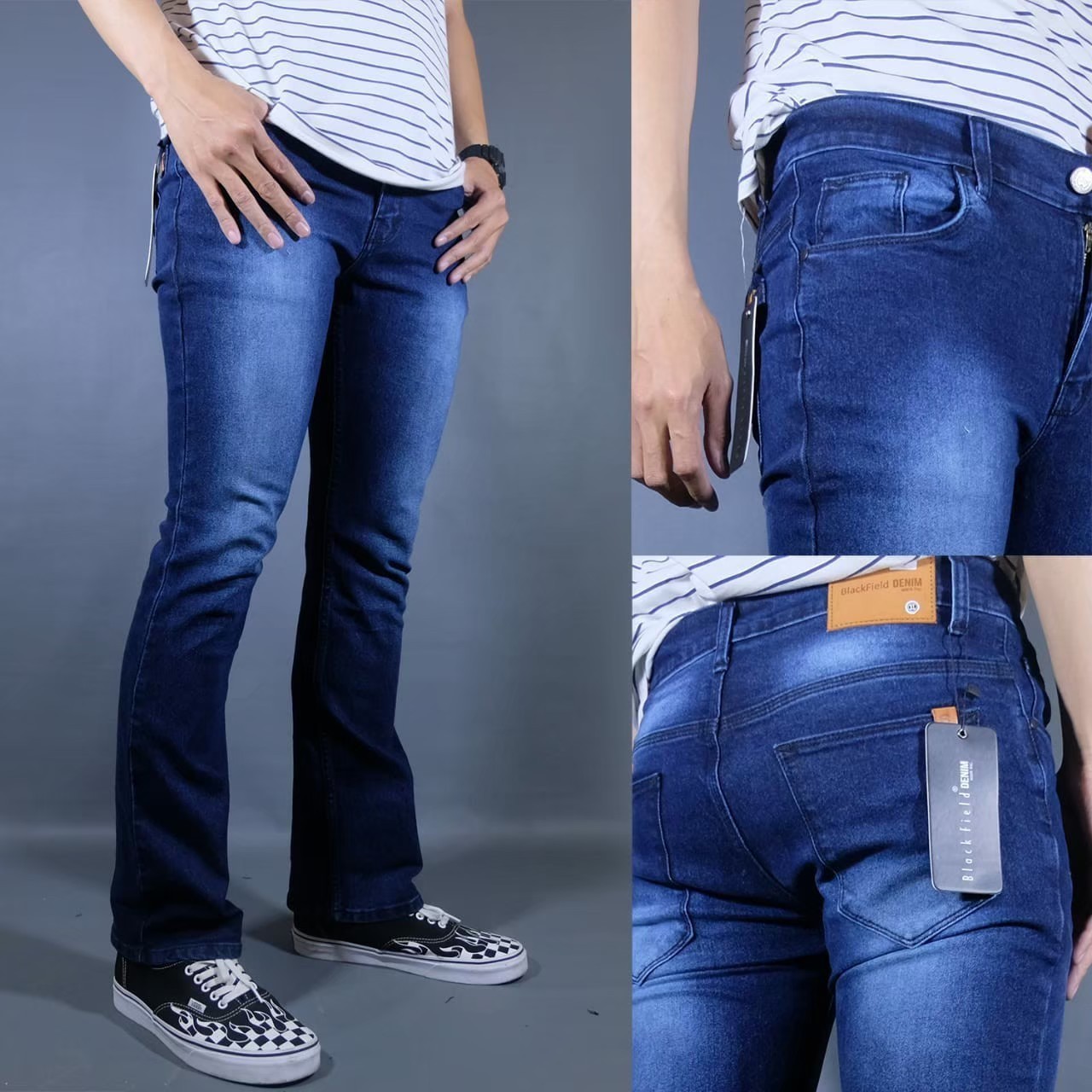 Celana jeans cutbray pria/Celana jeans 