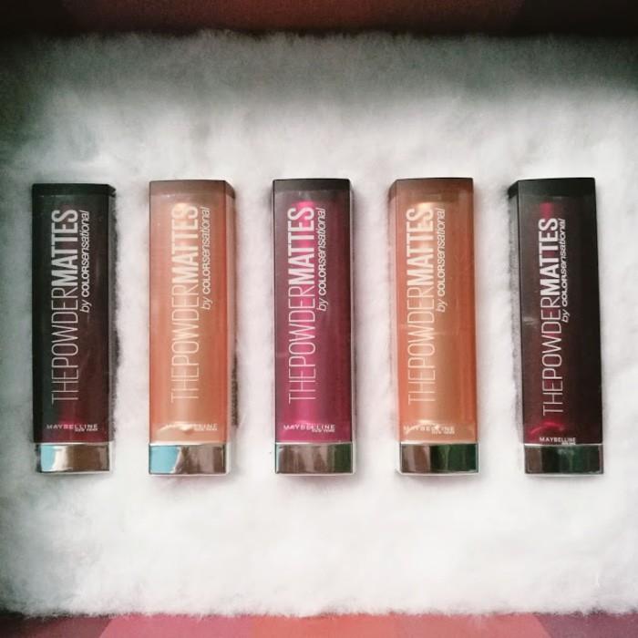 TERBARU!!! Lipstick Maybelline Powder Matte Color Sensational Lipstik Maybeline The Powder Mattes - Plum Perfection