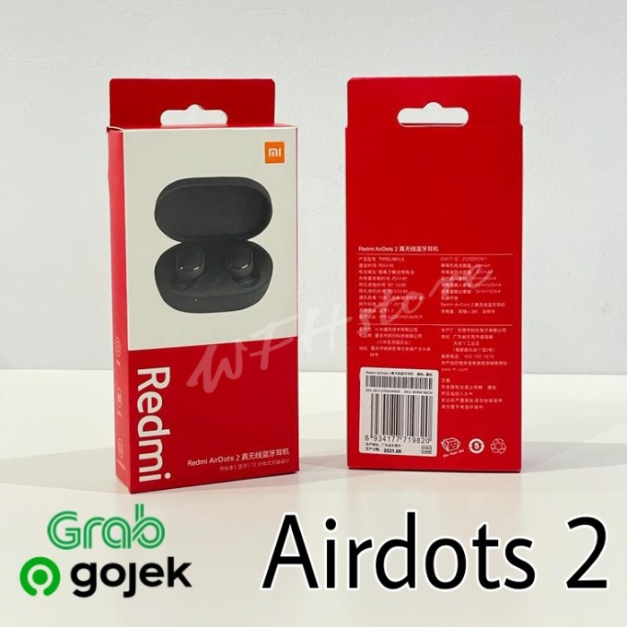 Xiaomi Redmi Airdots 2 TWS Wireless Bluetooth Earphone Airdots(Q8G3) earphone keren earphone