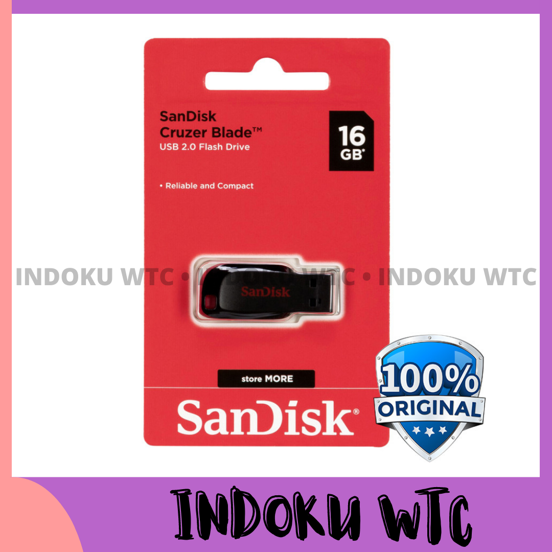 Flashdisk sandisk 16GB 100% Original | Lazada Indonesia
