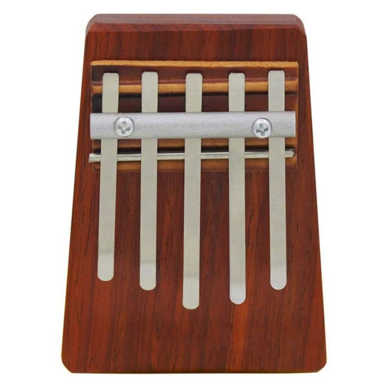 5-Key Kalimba Mbira Children Mini Guitar Thumb Piano Traditional Musical Instrument Perfect Gift for Kids