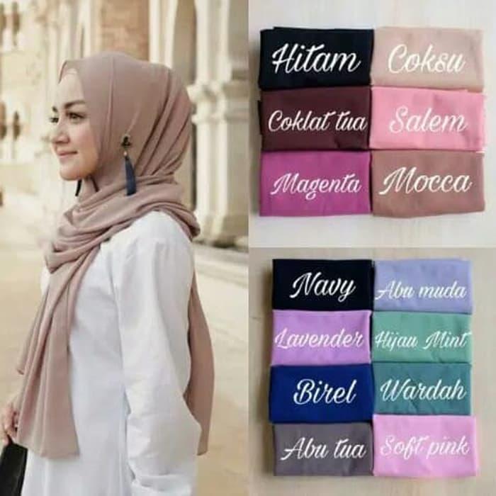 Jilbab Pashmina Sabyan Diamond Italiano Hijab Segi Empat hijab panjang kerudung suryani maula maulana