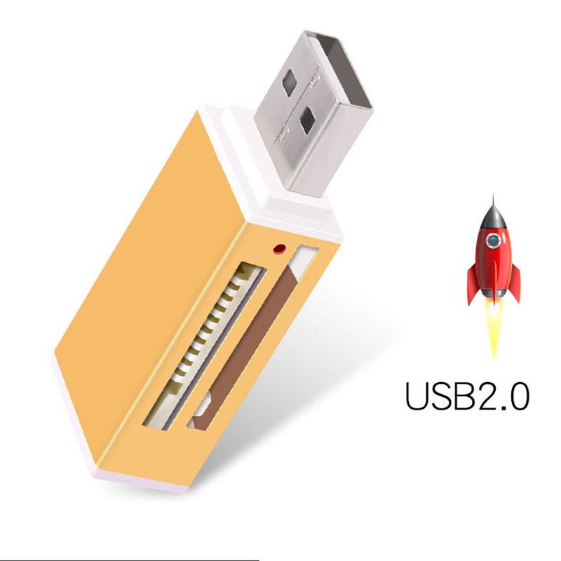 HOT Useful 4 in 1 USB Memory Card Reader for MS MS-PRO TF Micro SD High Speed