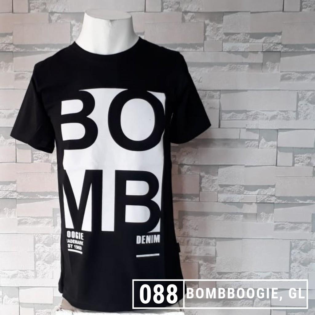 Kaos distro bandung kaos distro BOMBBOOGIE priaM () (M)