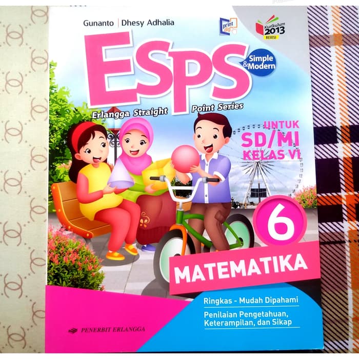 Ready Buku Esps Matematika Sd Mi Kelas 6 Kurikulum 2013 Erlangga Limited Lazada Indonesia