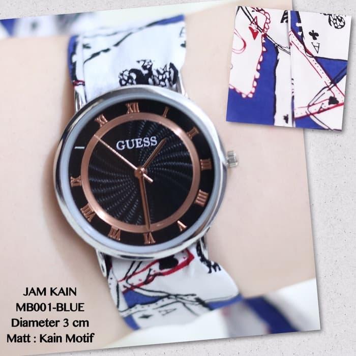 Guess Jam Tangan Wanita Biru Strap Stainless Steel W0573l4 Toko Source · UU QUEEN JAM TANGAN WANITA CEWEK MONOL GUESS TALI KAIN FEMINIM MURAH NEW