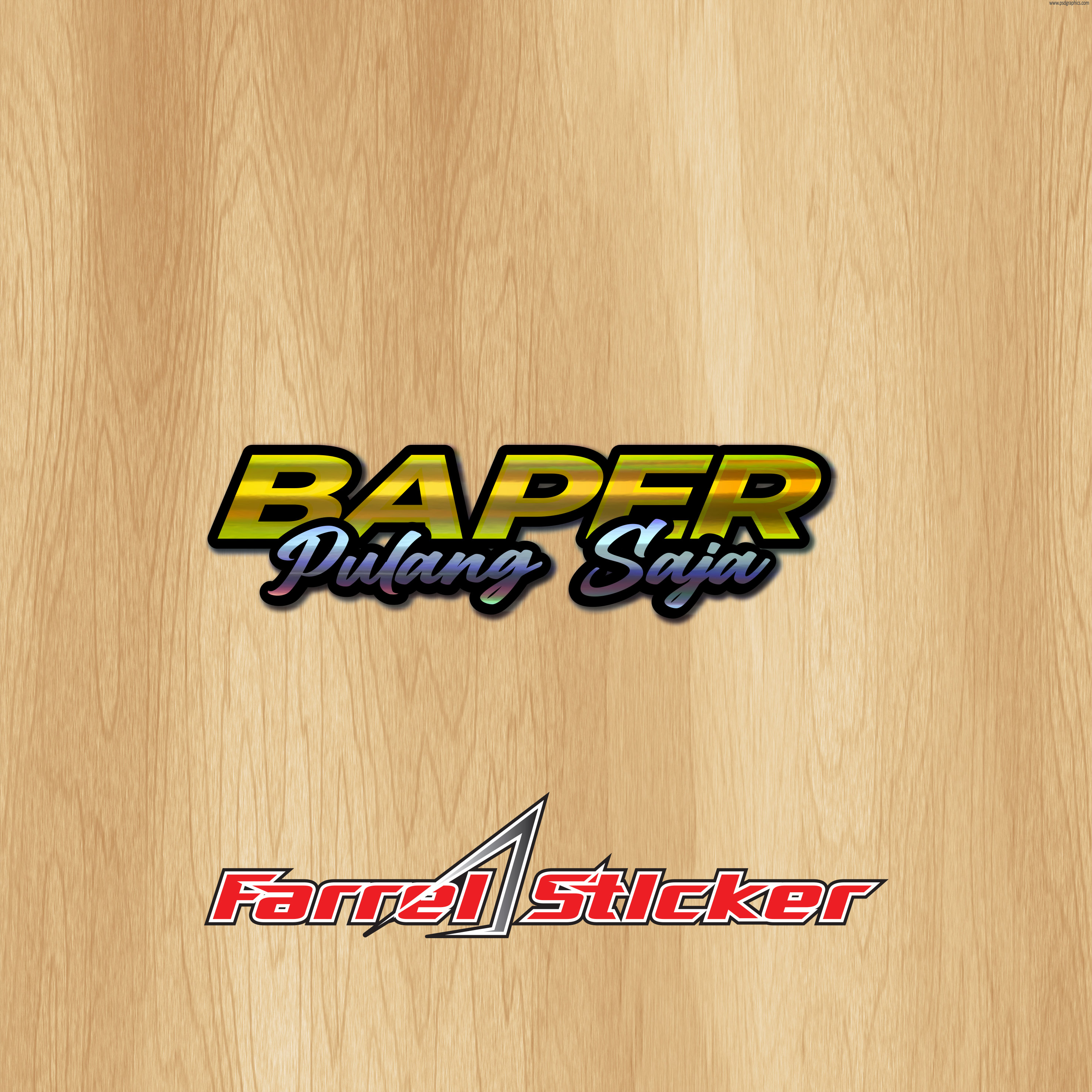 stiker BAPER Sticker BAPER PULANG SAJA PRINTCUT Lazada Indonesia