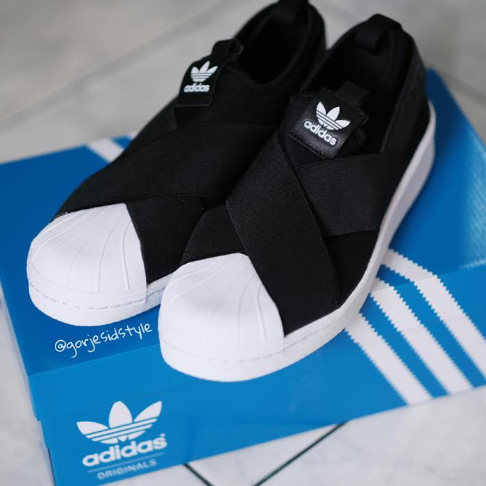 Scarpe da donna sneakers adidas Originals Superstar Slip on BZ0111 | bianco  | da 49,50 € - SneakerStudio.it