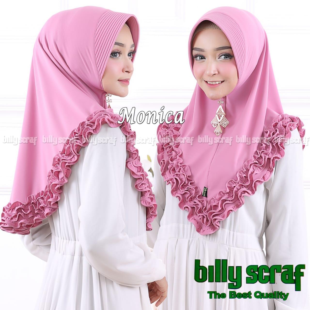 Hijab/Jilbab Instan Model Bergo terbaru termurah dan Terlaris / Kerudung Wanita terbaru jersey MONIKA MIRANDA / MA_olshop