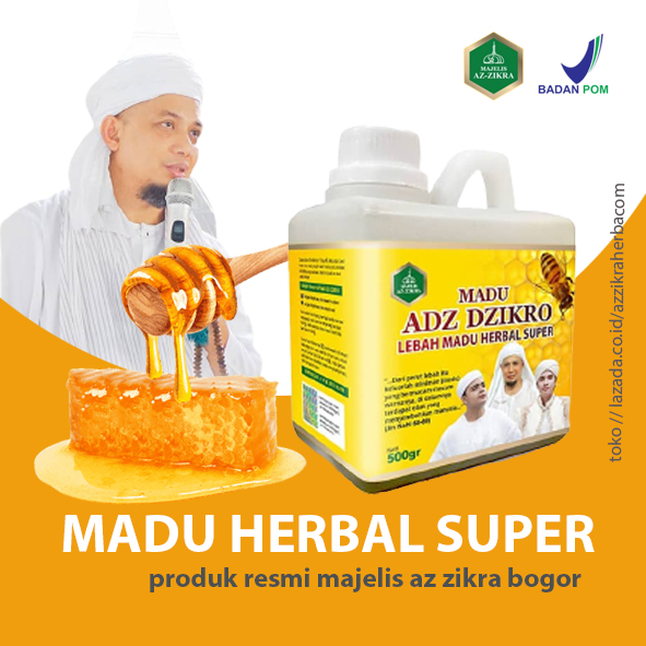 Madu Adz Dzikro Az Zikra Azzikra Azikra Asli Original Herbal Super