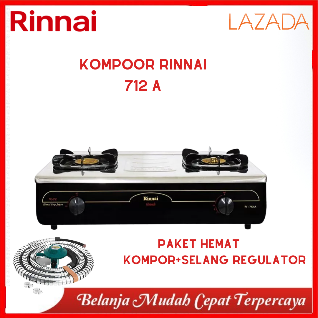 Promo Rinnai Ri 712a Kompor Gas Jumbo Stainless 2 Tungku Ri 712a Ri 712 A Ri712a Ri712 A Lazada Indonesia