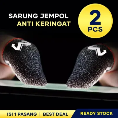 Sarung Jempol Original Memo Finger Sleeve Sarung Anti Keringat isi 2pcs PUBG ML CODM FLYDIGI LOL
