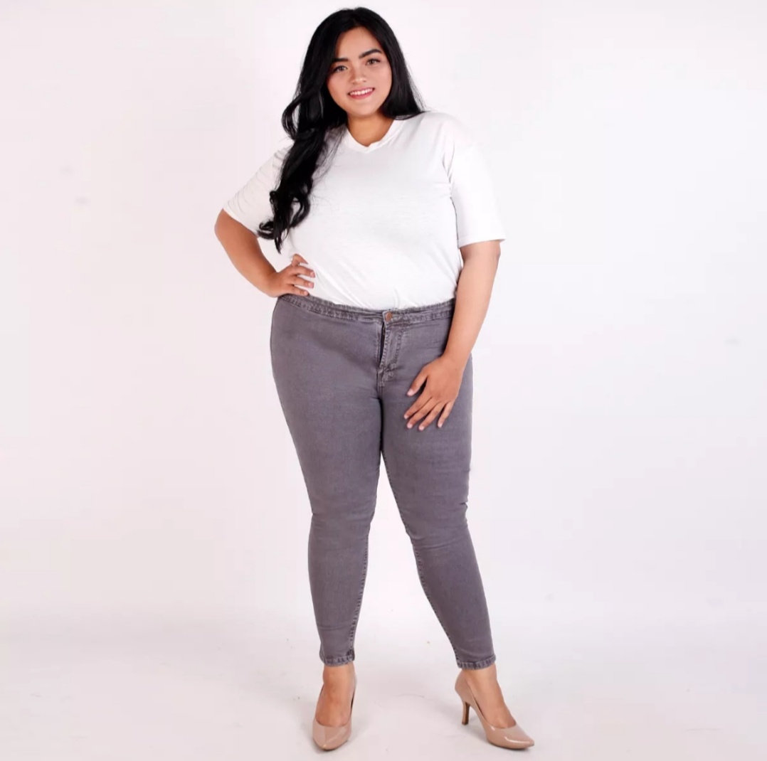 Celana Panjang Highwaist Jeans Wanita 