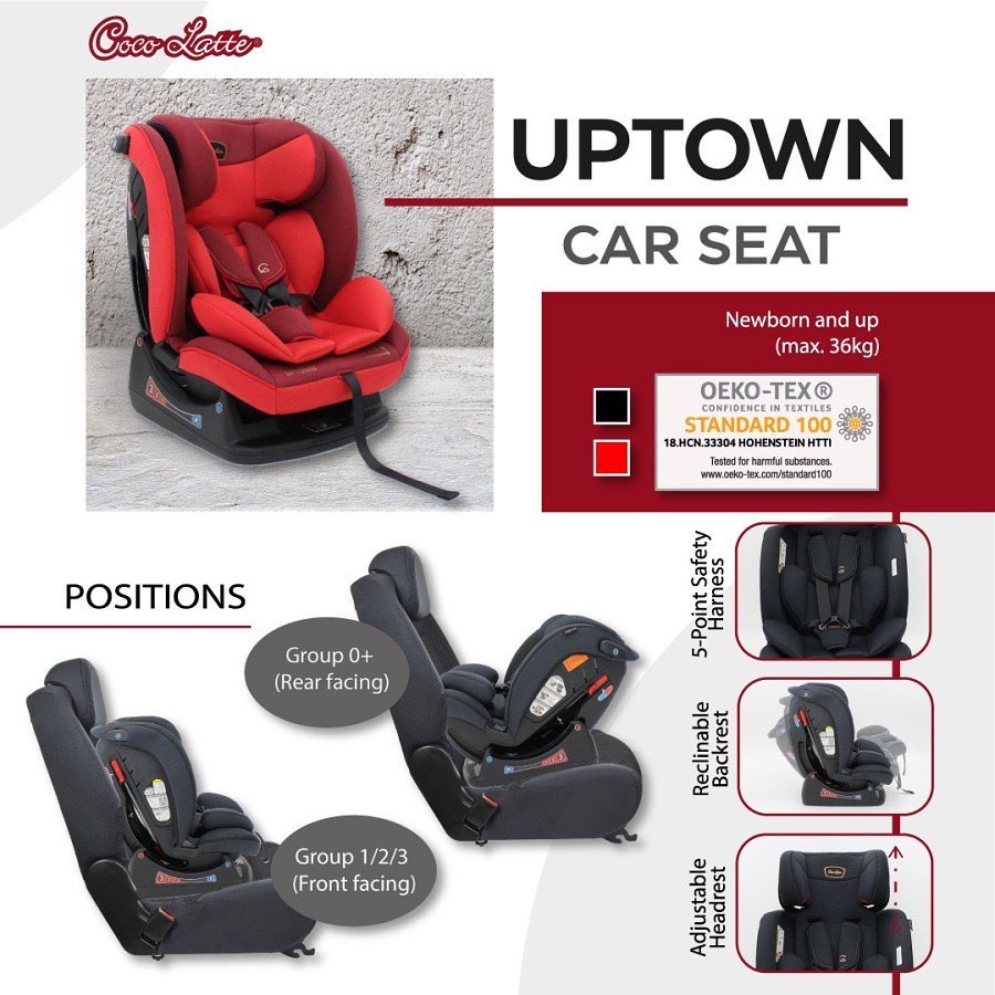 Cocolatte Uptown Car Seat Kursi Mobil untuk bayi