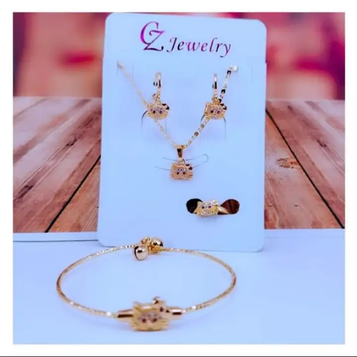 Set Hk Gold Perhiasan Anak 031 | Lazada Indonesia