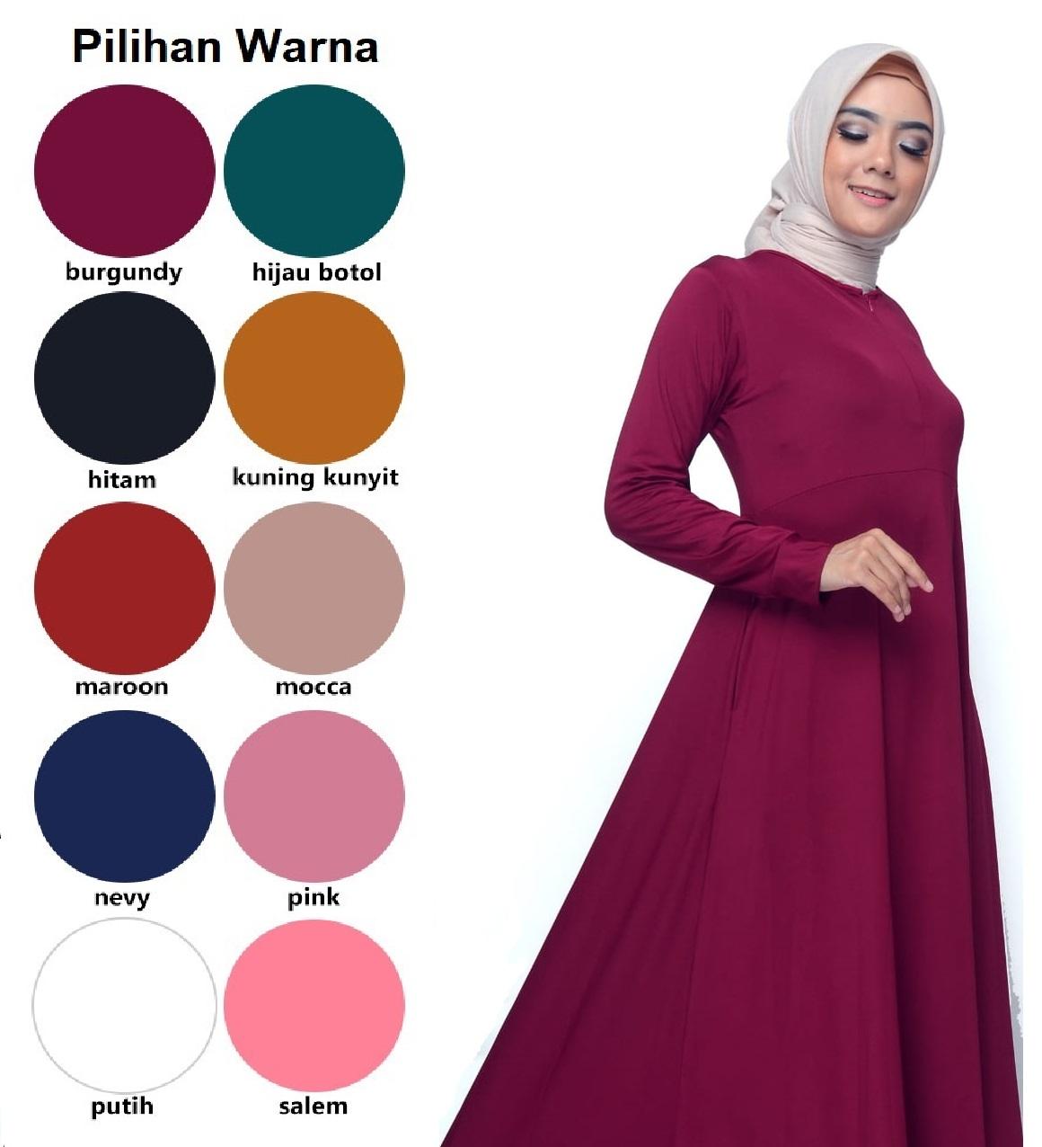 Central Hoodie Gamis Jersey Polos Murah #01