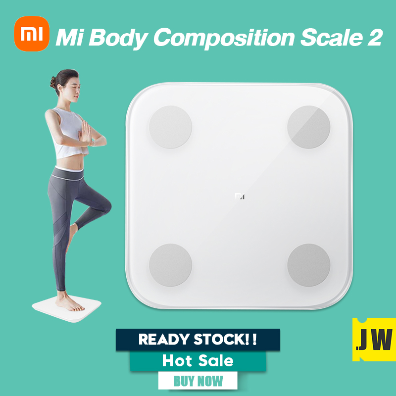Xiaomi Mi Smart Scale Version 2 Mi Smart Body Fat Scale 2 Mi Body  Composition Scale 2 | Lazada Indonesia