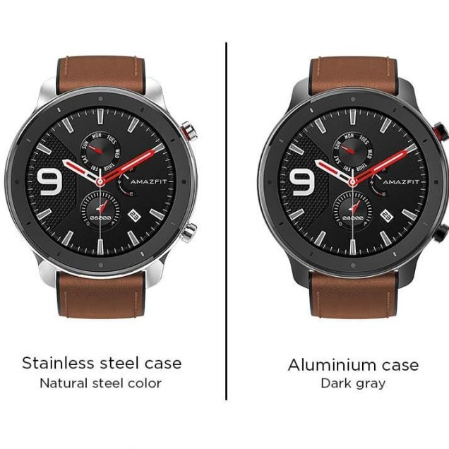 Watch Amazfit GTR 47mm Smartwatch Dengan Pelacak Jantung Baterai