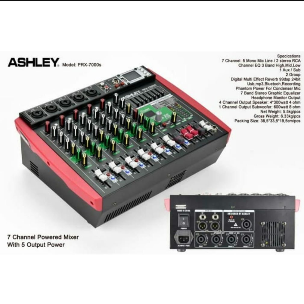 Power Mixer Ashley PRX 7000s Subwoofer Original Lazada Indonesia
