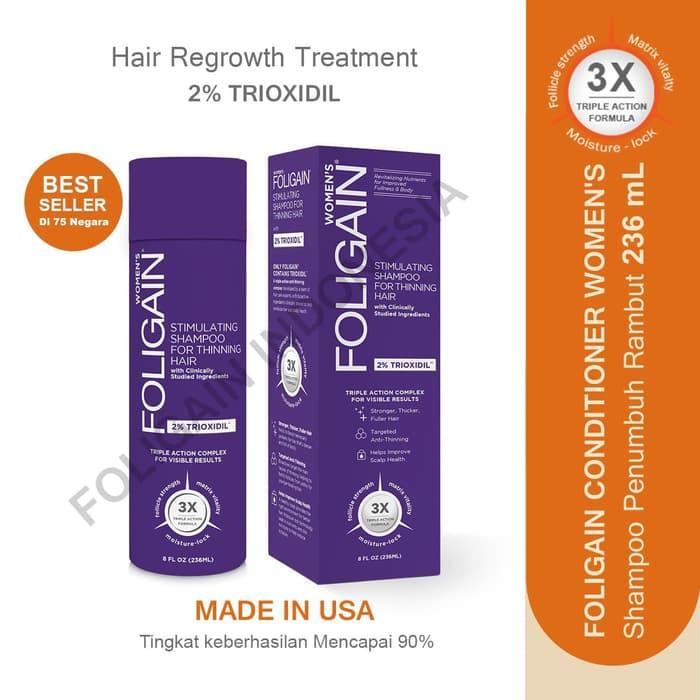 Foligain Hair Regrowth Shampo For Women With 2 Trioxidil 236ml Lazada Indonesia