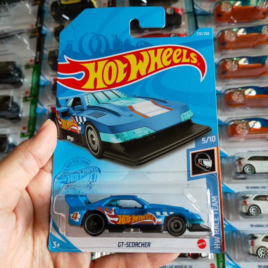 Hot Wheels Hotwheels GT Scorcher Biru Blue Lot M 2021 | Lazada Indonesia