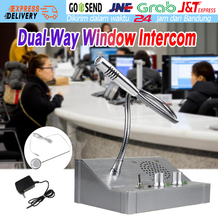 [Ready Stock] Mic LoketWindow Intercom Dua Arah Komunikasi Speaker ...