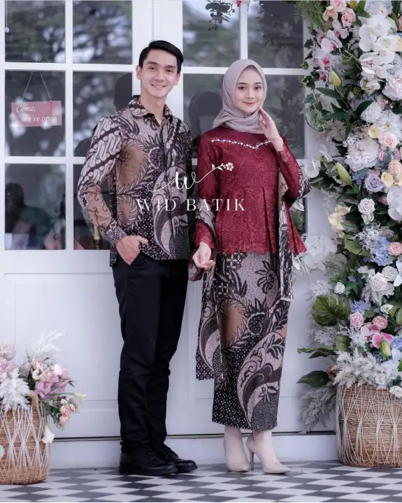 Kebaya Tunangan Exlusif Cod Batik Couple Indo Batik Pria Baju Wanita Baju Kebaya Gamis Batik Gamis Kondangan Kebaya Couple Batik Couple Baju Gamis Batik Modern Terbaru 2021 1000 Lazada Indonesia