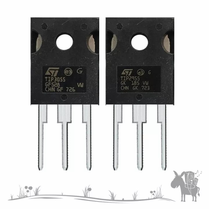 Transistor TIP3055 TIP2955 2N3055 MJE2955 15A TR Final Amplifier OCL