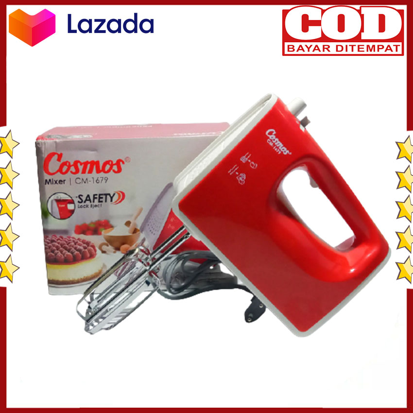 [ Cosmos ] Hand Mixer / Hand Mixer Cosmos CM1679 Lazada Indonesia