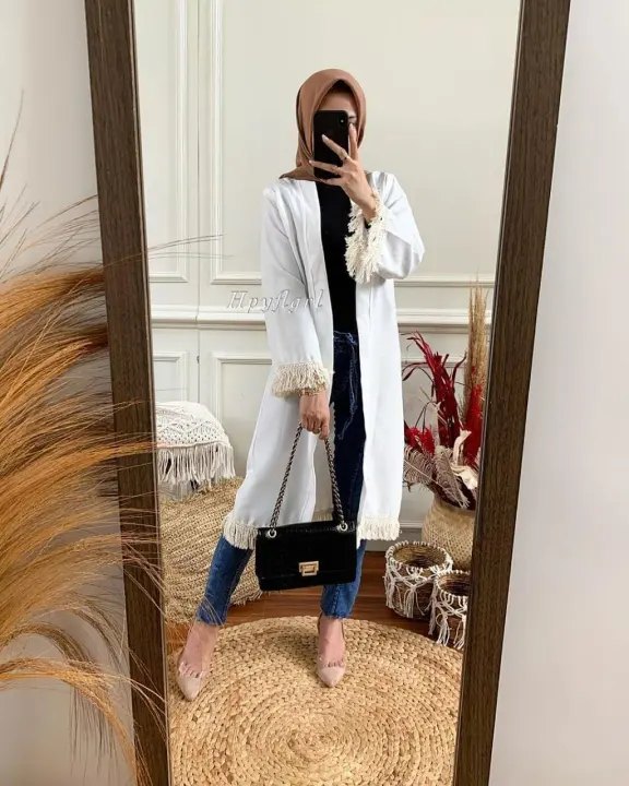 baju long cardigan