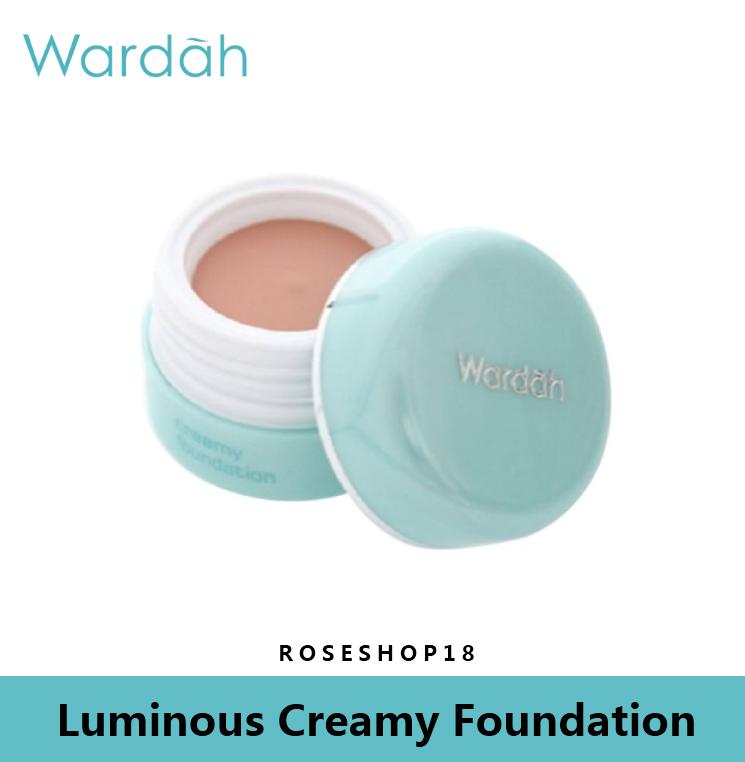 COD ORIGINAL Wardah Luminous Creamy Foundation Ext.Co Alas Bedak Bagus Tahan Lama Melembabkan W015