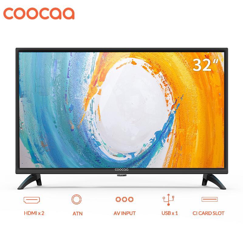 COOCAA LED TV 32 inch Digital TV - HD Panel - DVB T/T2 - Slim (Model : 32D3T)