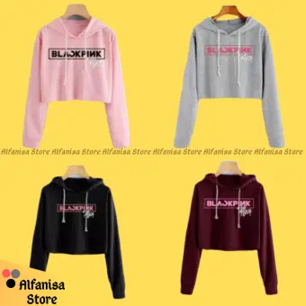 sweater blackpink crop