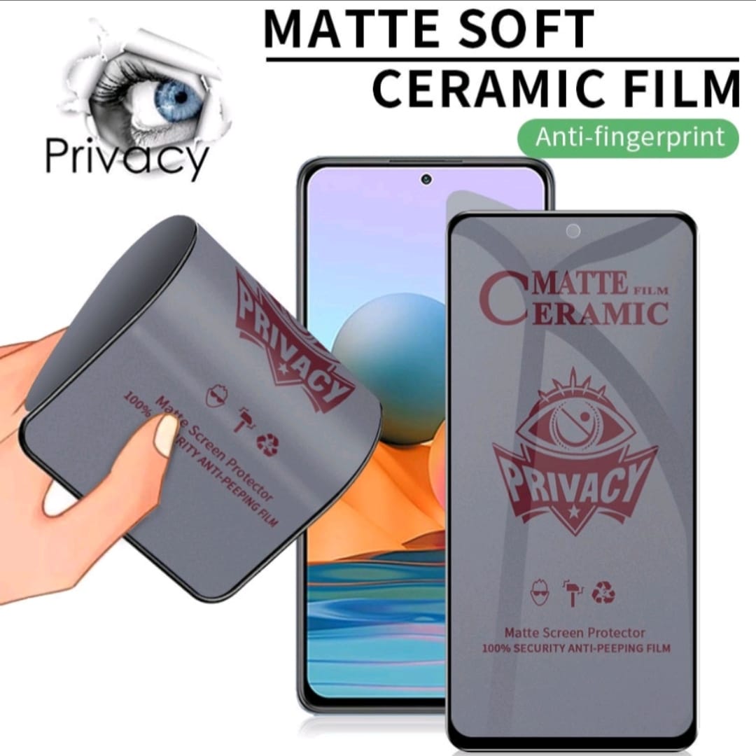 Tempered Glass Ceramic Matte Spy