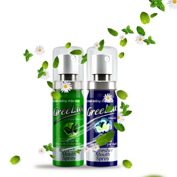 Xịt Thơm Miệng GreeLux Extra Cool 12ml (Vị cay mát cảm giác mạnh)