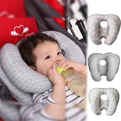Hpacces Baby Neck Pillow Baby Head Pillow Apple Shape Baby Stroller Car Seat Suitable for 0-2 Years Old Pillows & Covers
