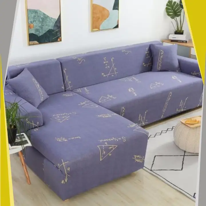 Cover Sofa Seater Sarung Stretch Elastis Math Bonus 1buah Seater Sarung Sofa Stretch Elastis Math