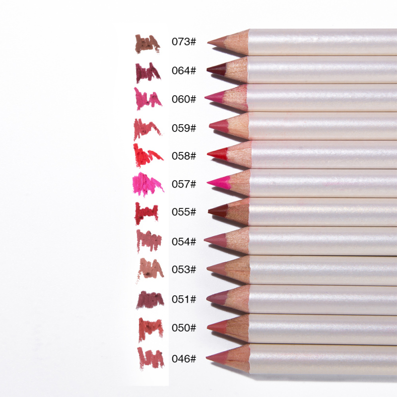 BeautyU Cái/Bộ 12 Cây Bút Kẻ Môi Chống Nước Bộ Kẻ Viền Bền Lâu Bút Gỗ Son Môi Mờ Tự Nhiên Tiện Dụng Bộ Dụng Cụ Trang Điểm Phụ Kiện Mỹ Phẩm giá rẻ
