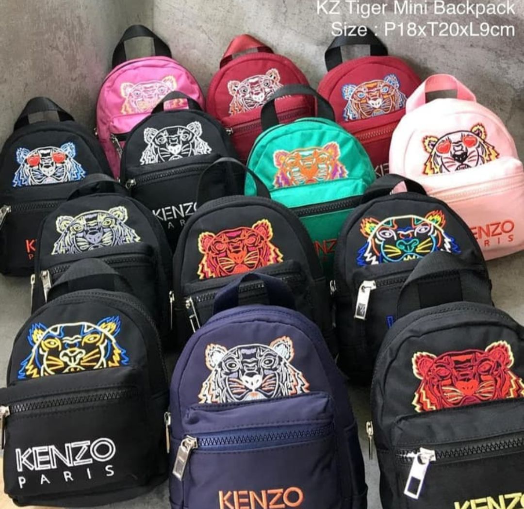 KENZO Tiger Mini Backpack Tas Import Berkualitas Tinggi Tas
