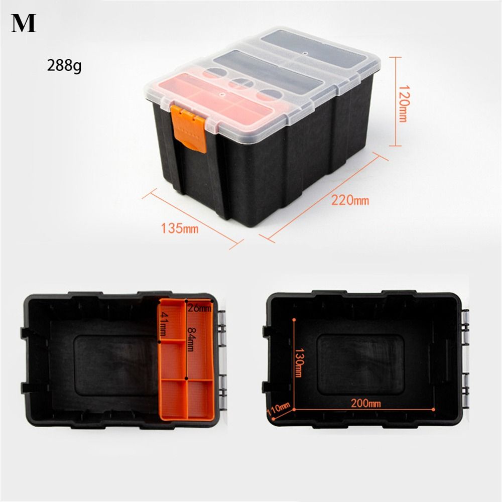 QU333699 Di động Nhiều ngăn Tuốc nơ vít Kết hợp Hộp đựng vít Hộp dụng cụ sửa chữa Bộ phận hộp công cụ Công cụ kim loại