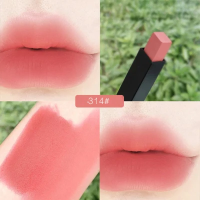 【Bisturizer】Small Gold Bar Lipstick Moisturizing Non-Drying Long-Lasting Non-Removing Makeup Matte Lipstick Velvet Small Tube Easy To Color Non-Stick Cup Waterproof Lipstick 5 Colors（Ready Stock）