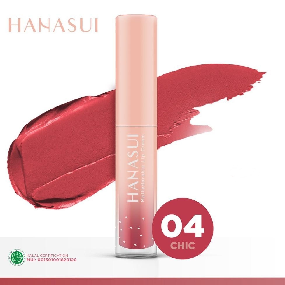 Hanasui Lip cream MatteDorable lip cream Matte on lip Adorable on cheek