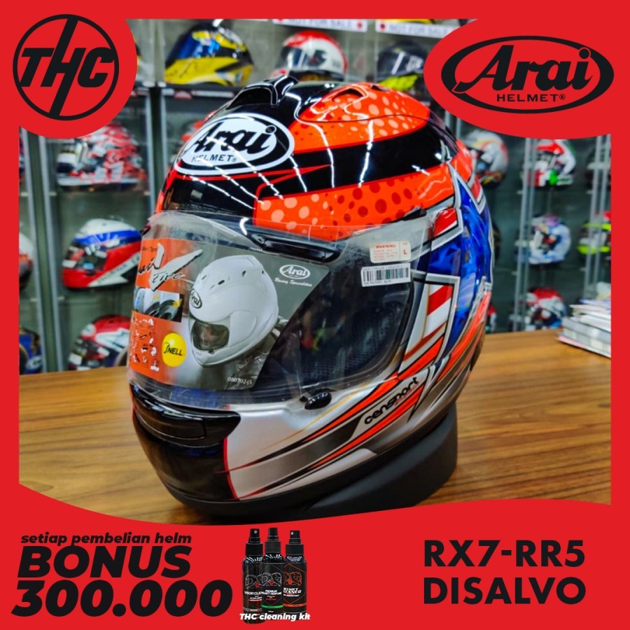 arai corsair v disalvo helmet ARAI HELMET RX-7 (RR5) / CORSAIR-V DISALVO - Lazada