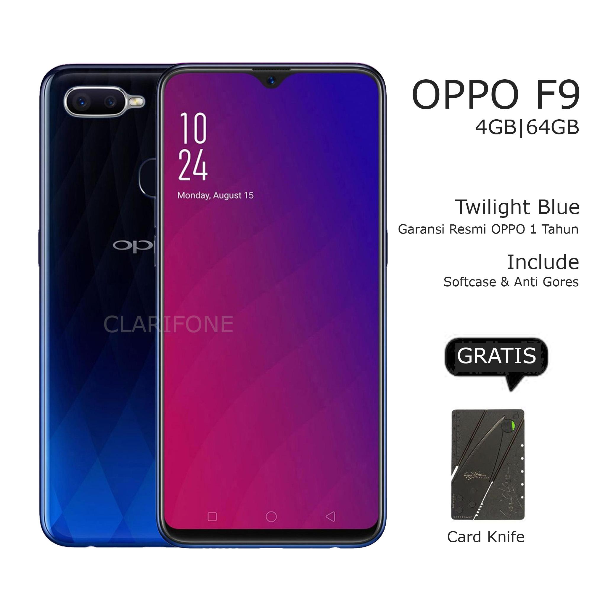 OPPO F9 4GB/64GB - LTE - TWILIGHT BLUE