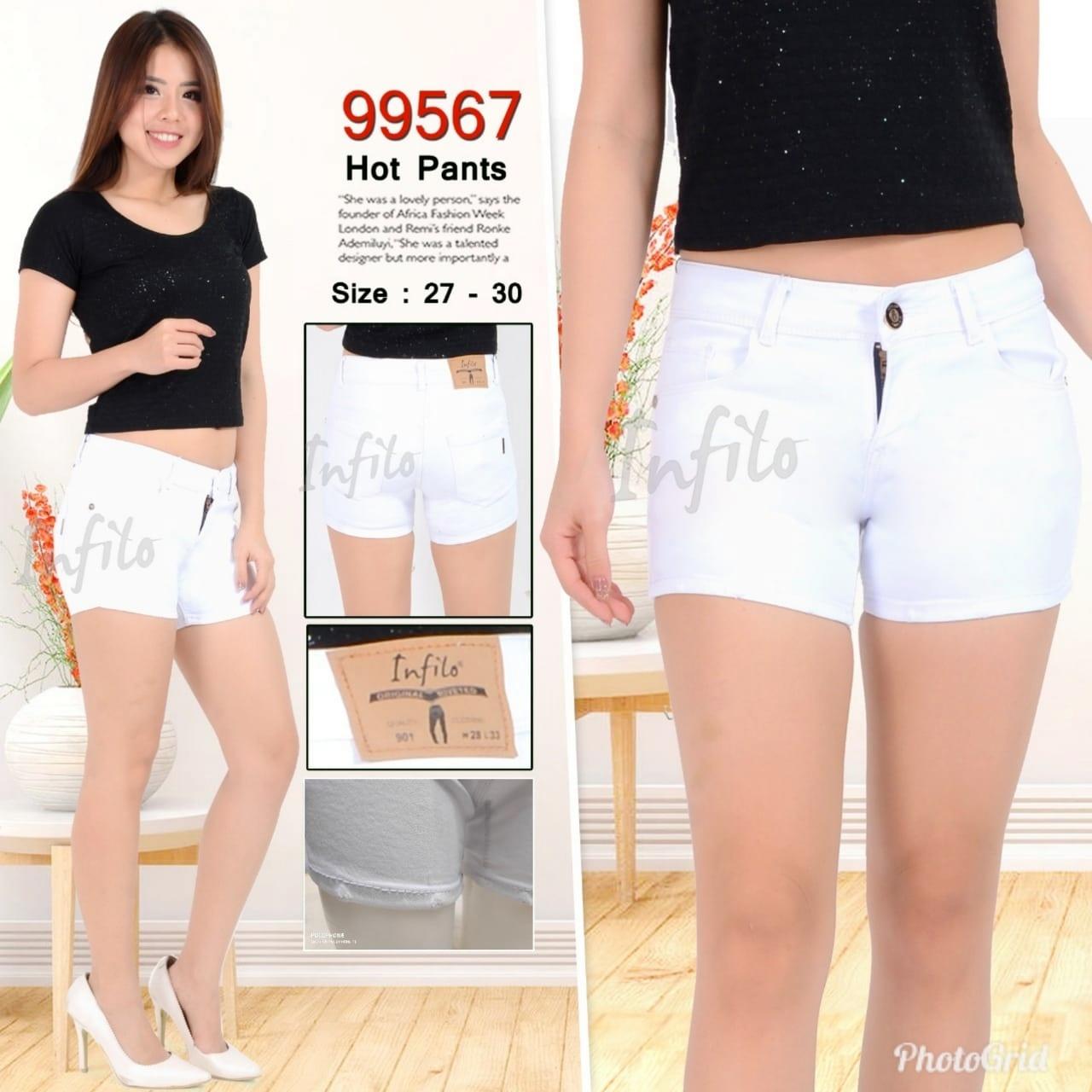 Celana Pendek Hotpants Stretch Soft Jeans Fashion Wanita Pakaian Wanita Celana Pendek Denim Wanita