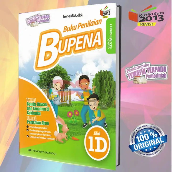 Buku Penilaian Bupena Jilid 1d Untuk Kelas 1 Sd Mi Lazada Indonesia